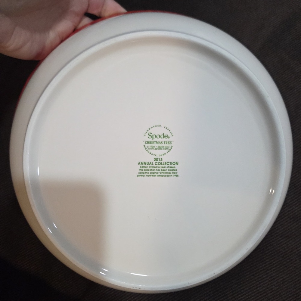 Spode Christmas Tree 2013 Annual Collection 10” Serving Bowl - Picture 5 of 5